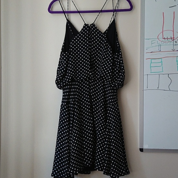 Ark and Co Polka dot dress navy - Picture 4 of 5